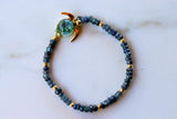 Akoni Sapphire Stretch Bracelet - goth18