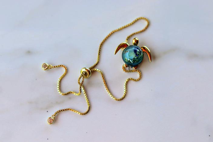 Akoni Adjustable Slide Up Bracelet - goth18