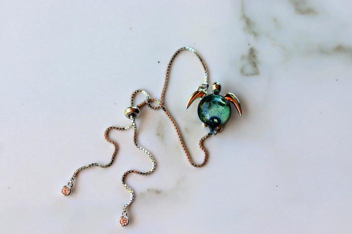 Akoni Adjustable Slide Up Bracelet - goth18